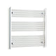 800x850mm Chrome Dual Fuel Flat Heated Towel Rail Radiator - Elegant Radiators
