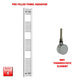 1800x200mm Pre Filled Electric Towel Rail Straight Chrome