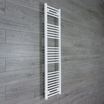 1600x350mm Heated Towel Rail Radiator Flat White