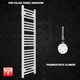 1200 mm High 500mm Width White Pre-Filled Electric Heated Towel Rail
