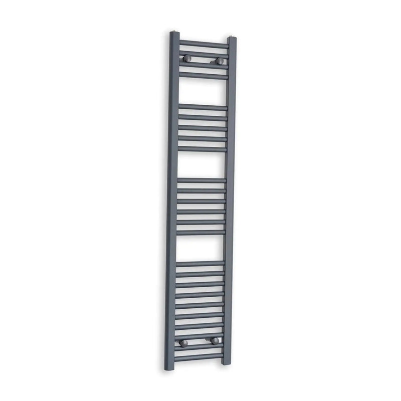 1400x300mm Heated Straight Anthracite-Sand Grey Towel Rail