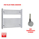 700x800mm Pre Filled Electric Towel Rail Straight Chrome