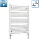 1000x700mm Heated Curved Towel Radiator Chrome