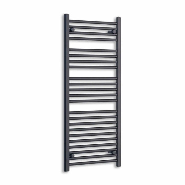 1200 mm High 600 mm Wide Black Towel Radiator Central Heating