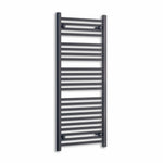 1200 mm High x 500 mm Wide Heated Towel Radiator Flat Black
