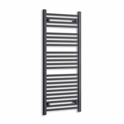 1200 mm High x 500 mm Wide Heated Towel Radiator Flat Black