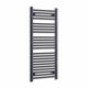 1200 mm High x 450 mm Wide Heated Towel Radiator Flat Black