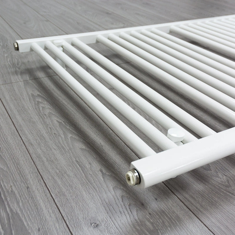 1700x700mm Towel Rail Radiator Flat White Central Heating