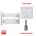 400x700mm Pre-Filled Electric Heated Towel Rail Chrome