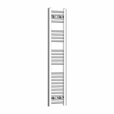 1200x250mm Heated Straight Towel Rail Radiator Chrome
