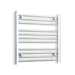 600x650mm Heated Straight Towel Radiator Chrome