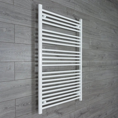 1200 mm High x 900 mm Wide Heated Towel Rail Radiator Flat White