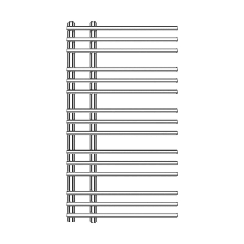 900 x 500 Difta Pre-Filled Electric Heated Towel Radiator Flat Chrome