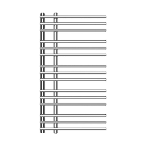 900 x 500 Difta Pre-Filled Electric Heated Towel Radiator Flat Chrome