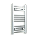 600x300mm Heated Straight Towel Rail Radiator Chrome