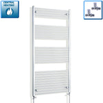 1600 mm High x 750 mm Wide Heated Straight Towel Rail Chrome
