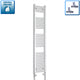1800x300mm Heated Straight Towel Rail Radiator Chrome