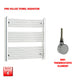 800x800mm Pre Filled Electric Towel Rail Straight Chrome