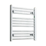 600x550mm Heated Flat Towel Radiator Chrome Central Heating