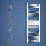 1800x650mm Heated Straight Towel Radiator Chrome