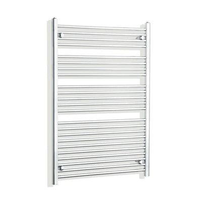1200 mm High 800 mm Wide Chrome Towel Rail Central Heating