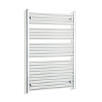 1200x900mm Heated Straight Towel Rail Radiator Chrome