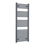 1400x500mm Heated Anthracite Towel Radiator Central Heating