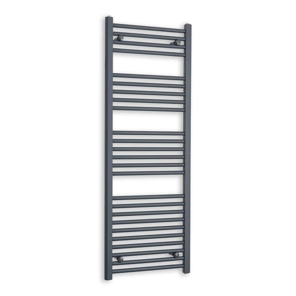 1400x500mm Heated Anthracite Towel Radiator Central Heating