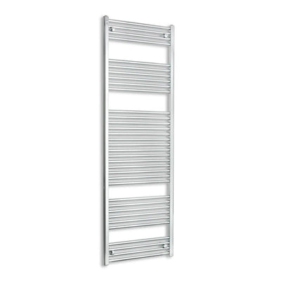 1856 High x 400 Wide Heated Straight Chrome Towel Radiator