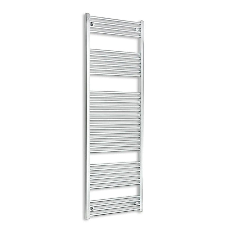 1856 High x 400 Wide Heated Straight Chrome Towel Radiator