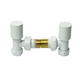 White Heated Towel Rail