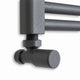 1400x500mm Heated Anthracite Towel Radiator Central Heating