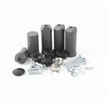Anthracite Wall BRackets for towel rails 