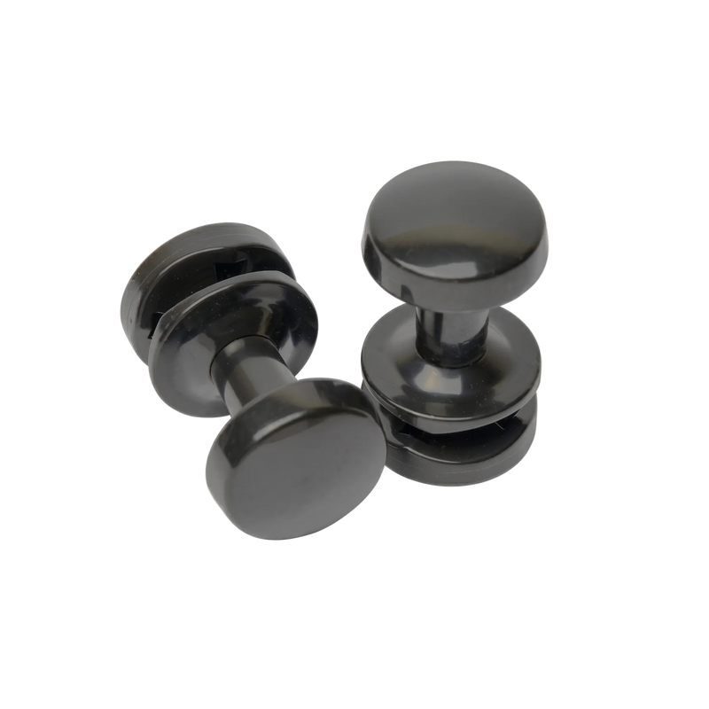 Black towel rail pegs for heated towel rail