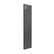 Reina Casina Vertical Anthracite Double panel aluminium radiator 1800 x 375mm