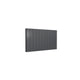 Reina Casina Horizontal Anthracite Double panel aluminium radiator 600 x 1040mm