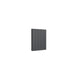 Reina Casina Horizontal Anthracite Double panel aluminium radiator 600 x 470mm
