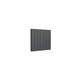 Reina Casina Horizontal Anthracite Double panel aluminium radiator 600 x 660mm
