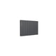 Reina Casina Horizontal Anthracite Double panel aluminium radiator 600 x 850mm