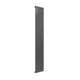 Reina Casina Vertical Anthracite Single panel aluminium radiator 1800 x 280mm