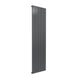 Reina Casina Vertical Anthracite Single panel aluminium radiator 1800 x 470mm