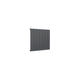 Reina Casina Horizontal Anthracite Single panel aluminium radiator 600 x 660mm