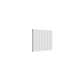 Reina Casina Horizontal White Double panel aluminium radiator 600 x 660mm