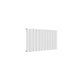Reina Casina Horizontal White Single panel aluminium radiator 600 x 1040mm