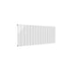 Reina Casina Horizontal White Single panel aluminium radiator 600 x 1420mm
