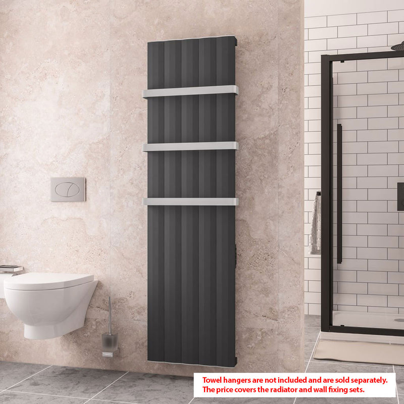 Dry Element Aluminium Radiator anthracite detail