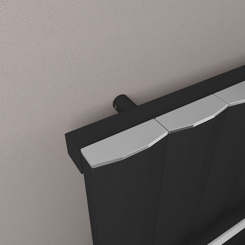 Dry Element Aluminium Radiator black detail