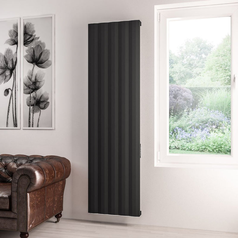 Dry Element Aluminium Radiator black detail