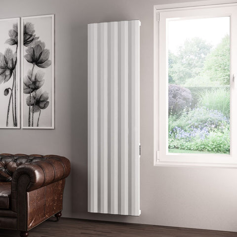 Dry Element Aluminium Radiator white 