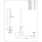 ER-Touch Thermostatic Heating Element for Towel Rail